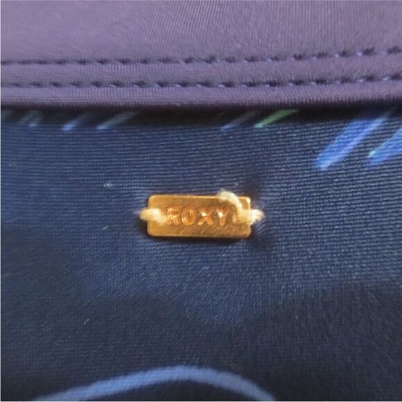 Roxy Navy Tropical/ Floral Bikini Bottoms - Picture 3 of 4